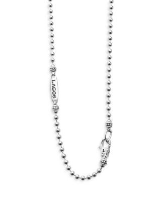 Lagos 18K Yellow Gold & Sterling Silver Luna Cultured Freshwater Pearl Circle Pendant Necklace, 34