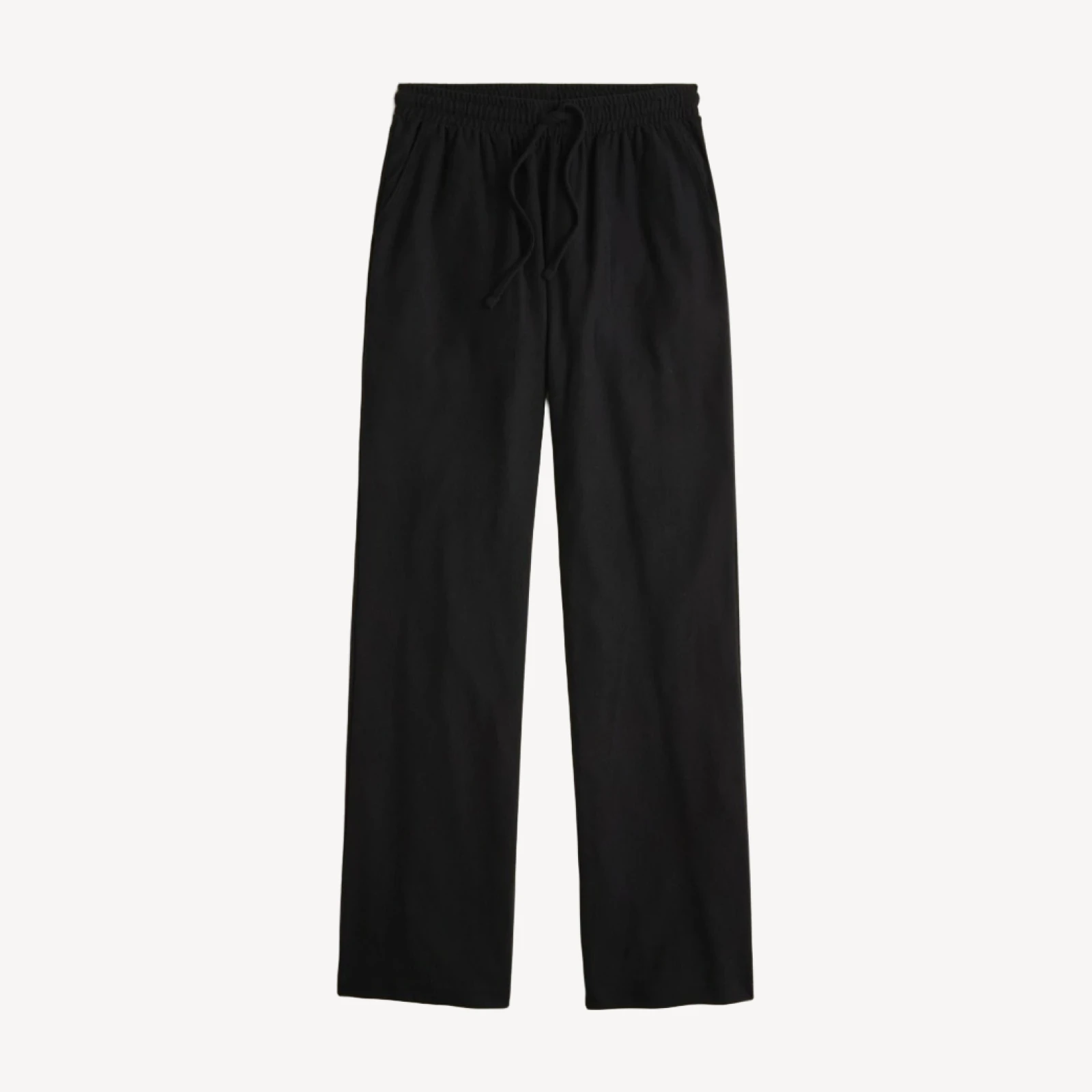 Soft rib wide-leg pant