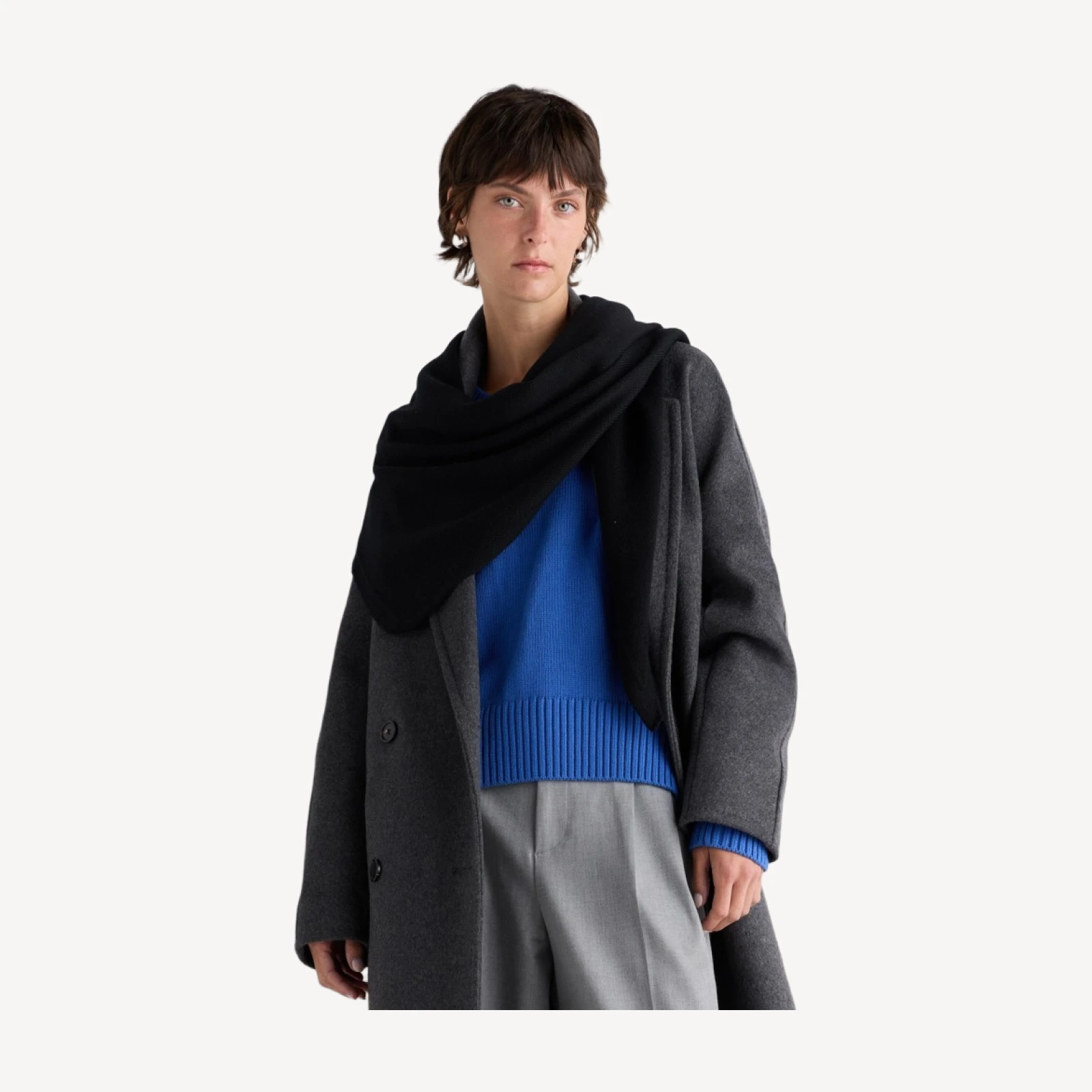 100% Merino Wool Large Triangle Scarf