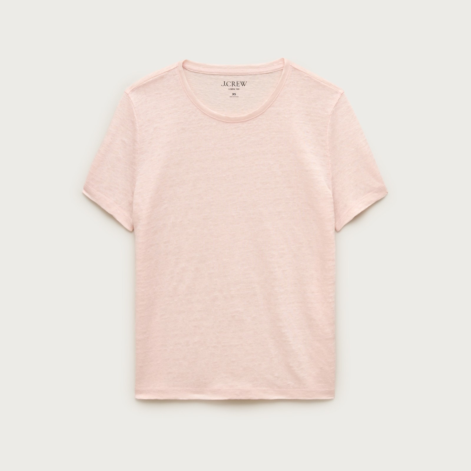 New relaxed linen T-shirt