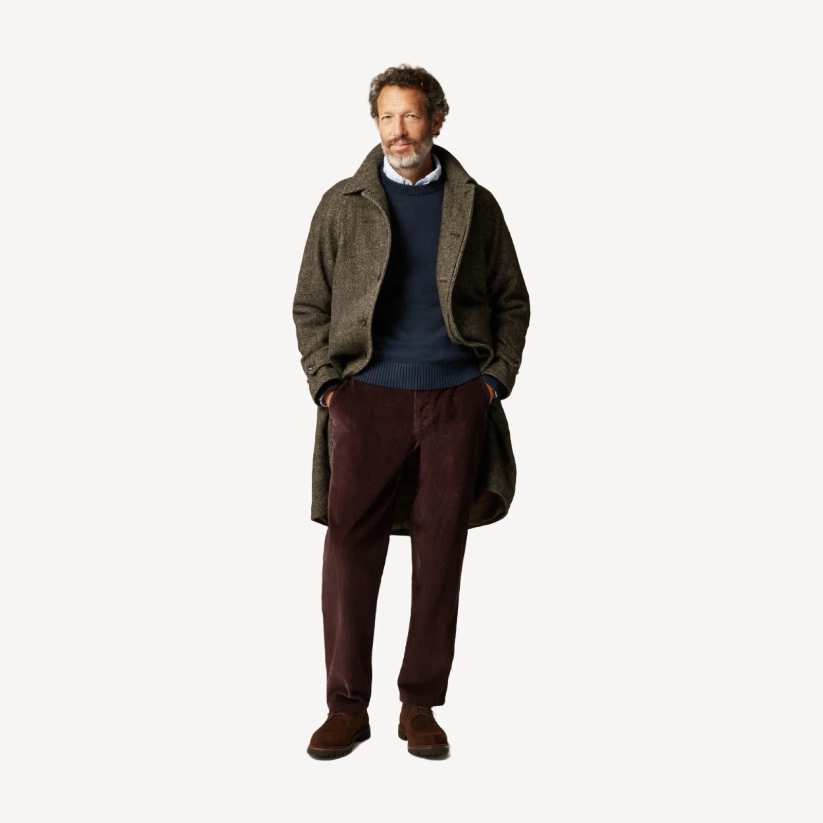 Rivington car coat in wool