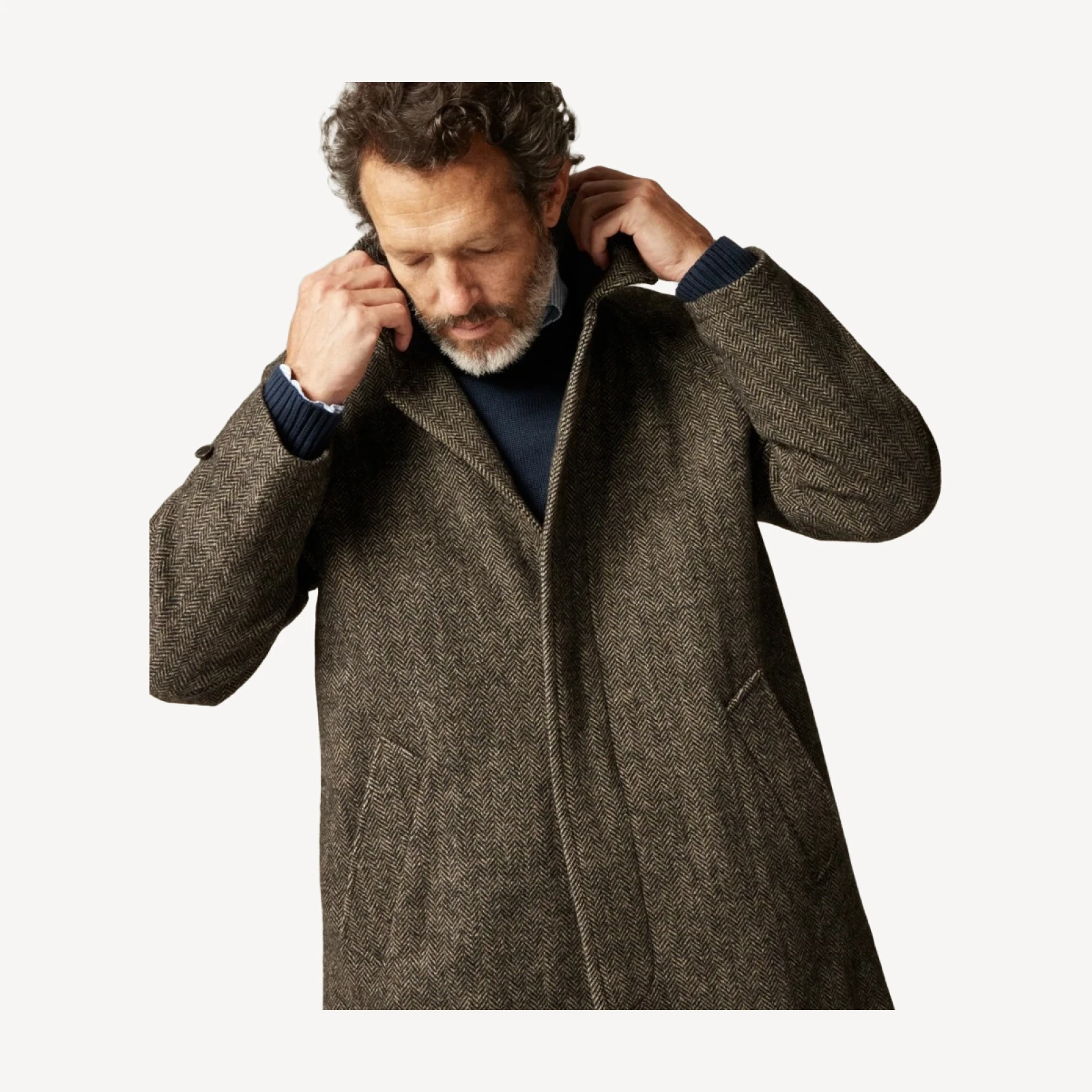 Rivington car coat in wool