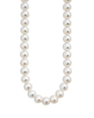 Lagos 18K Yellow Gold & Sterling Silver Luna Cultured Freshwater Pearl Necklace, 36