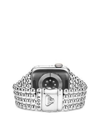 Lagos Smart Caviar Taper Apple Watch Bracelet, 38mm - 45mm