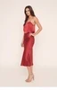 Kendall Slip | Tango Red Silk Skirt