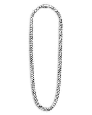 Lagos Men's Sterling Silver Anthem Curb Chain Link Necklace, 24 - Exclusive