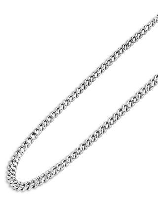 Lagos Men's Sterling Silver Anthem Curb Link Chain Necklace, 22 - Exclusive