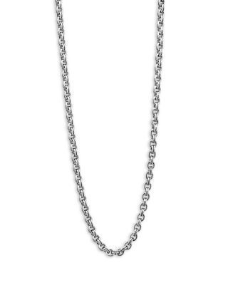 Lagos Men's Sterling Silver Anthem Double Link Caviar Chain Necklace, 24 - Exclusive