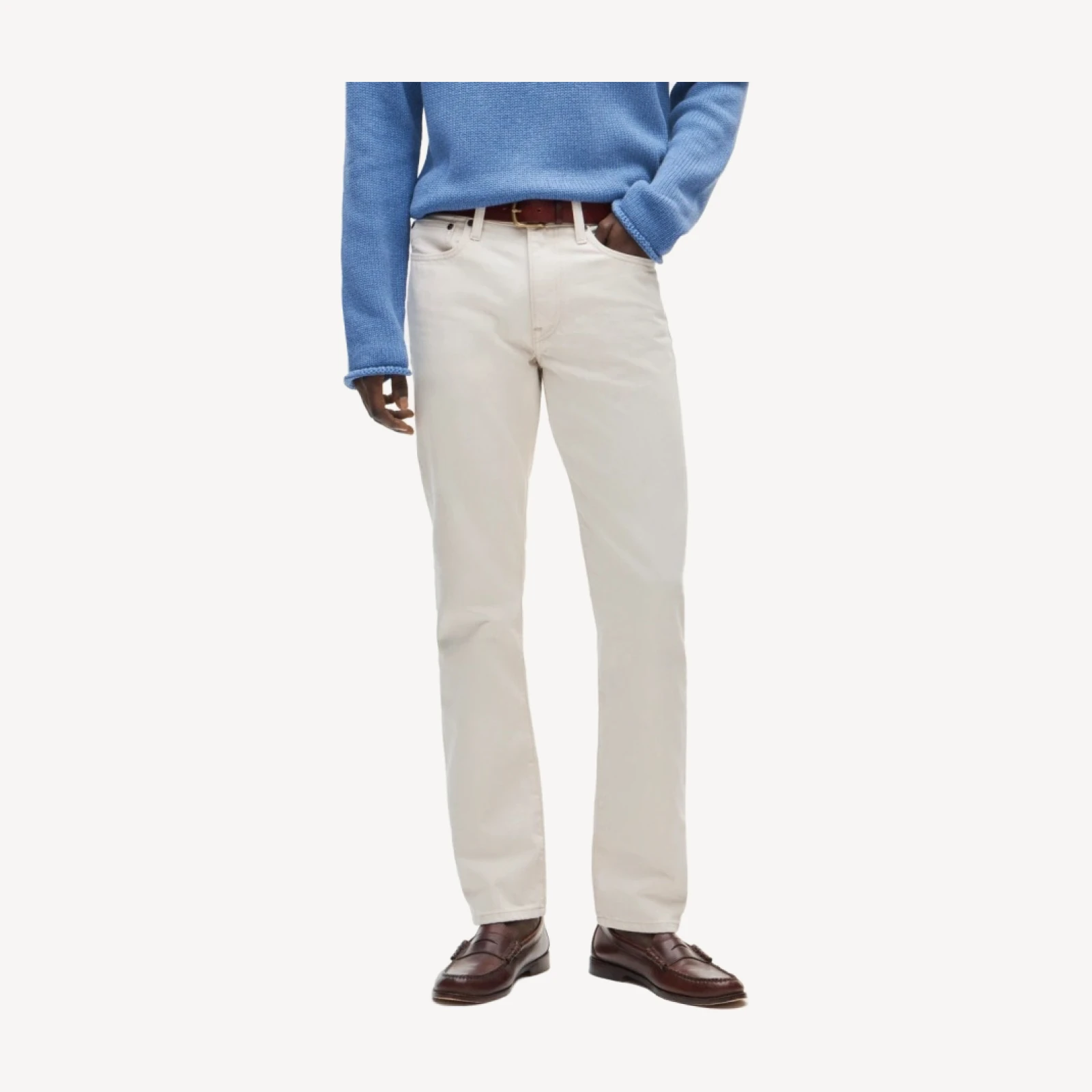 770™ Straight-fit jean in natural seeded denim