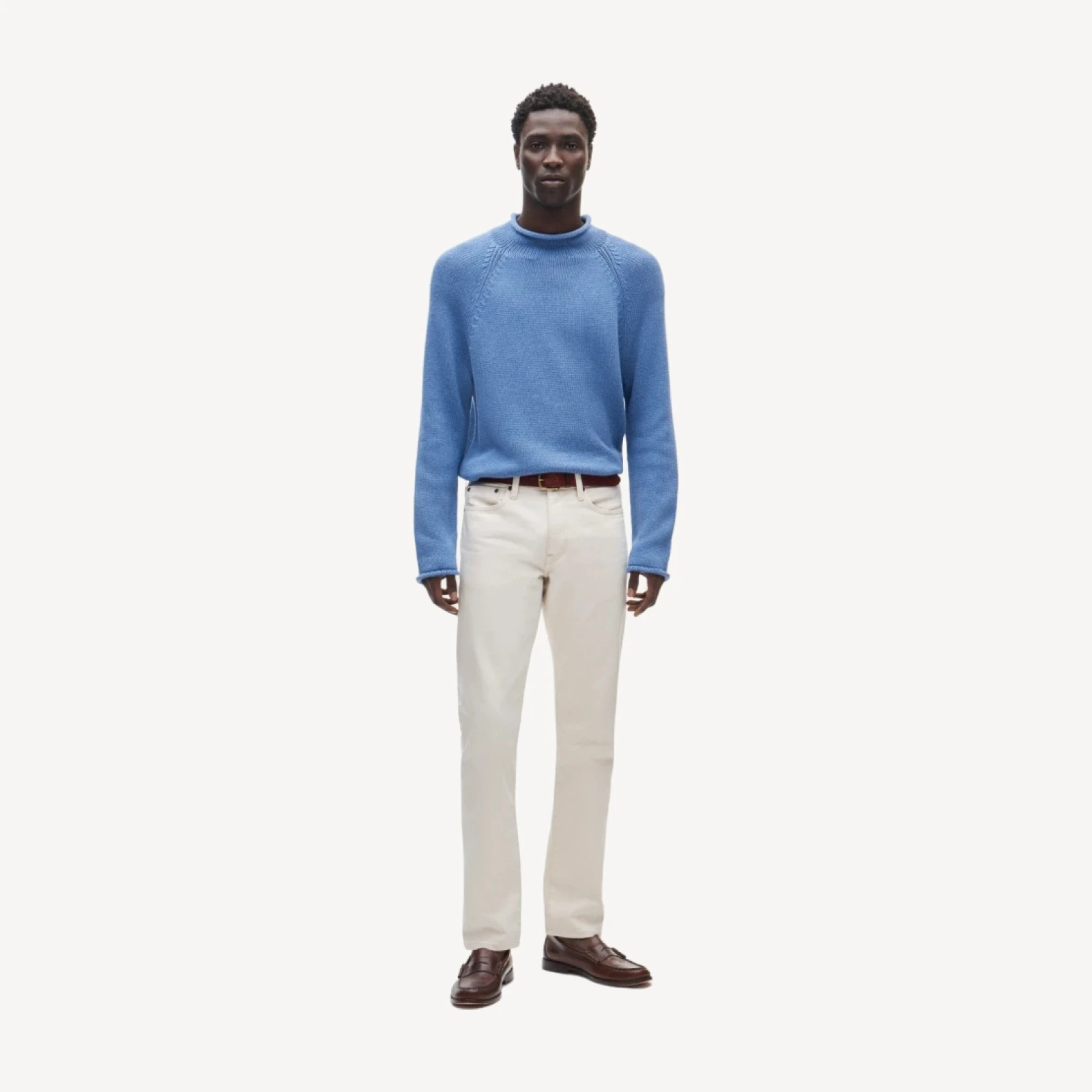 770™ Straight-fit jean in natural seeded denim