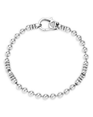 Lagos Men's Sterling Silver Anthem Ball Chain Bracelet - Exclusive