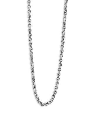 Lagos Men's Sterling Silver Anthem Double Link Caviar Chain Necklace, 22 - Exclusive