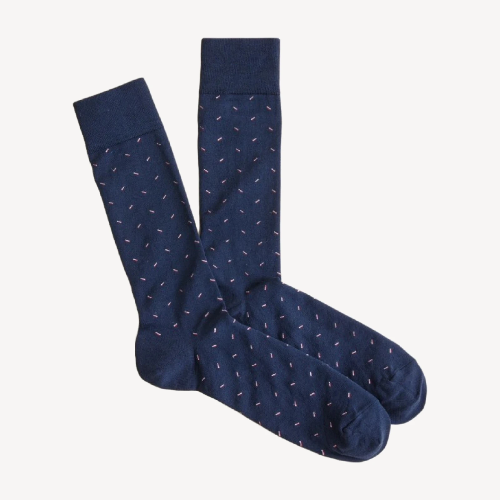 Patterned dress socks