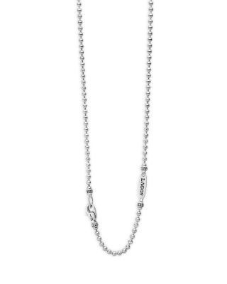 Lagos Men's Sterling Silver Anthem Ball Chain Necklace, 24 - Exclusive