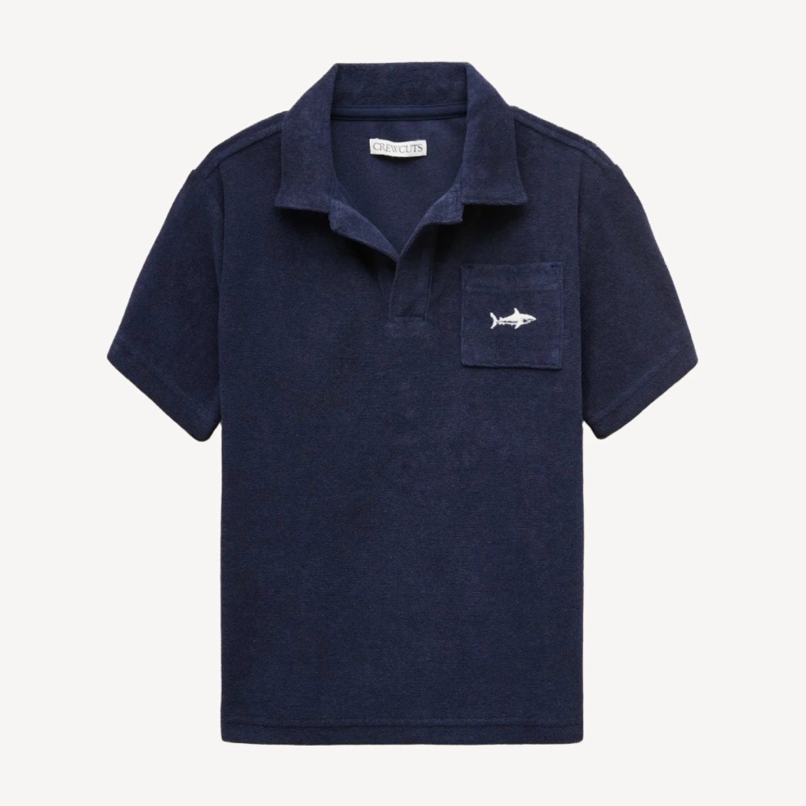 Kids' johnny-collar critter sweater-polo