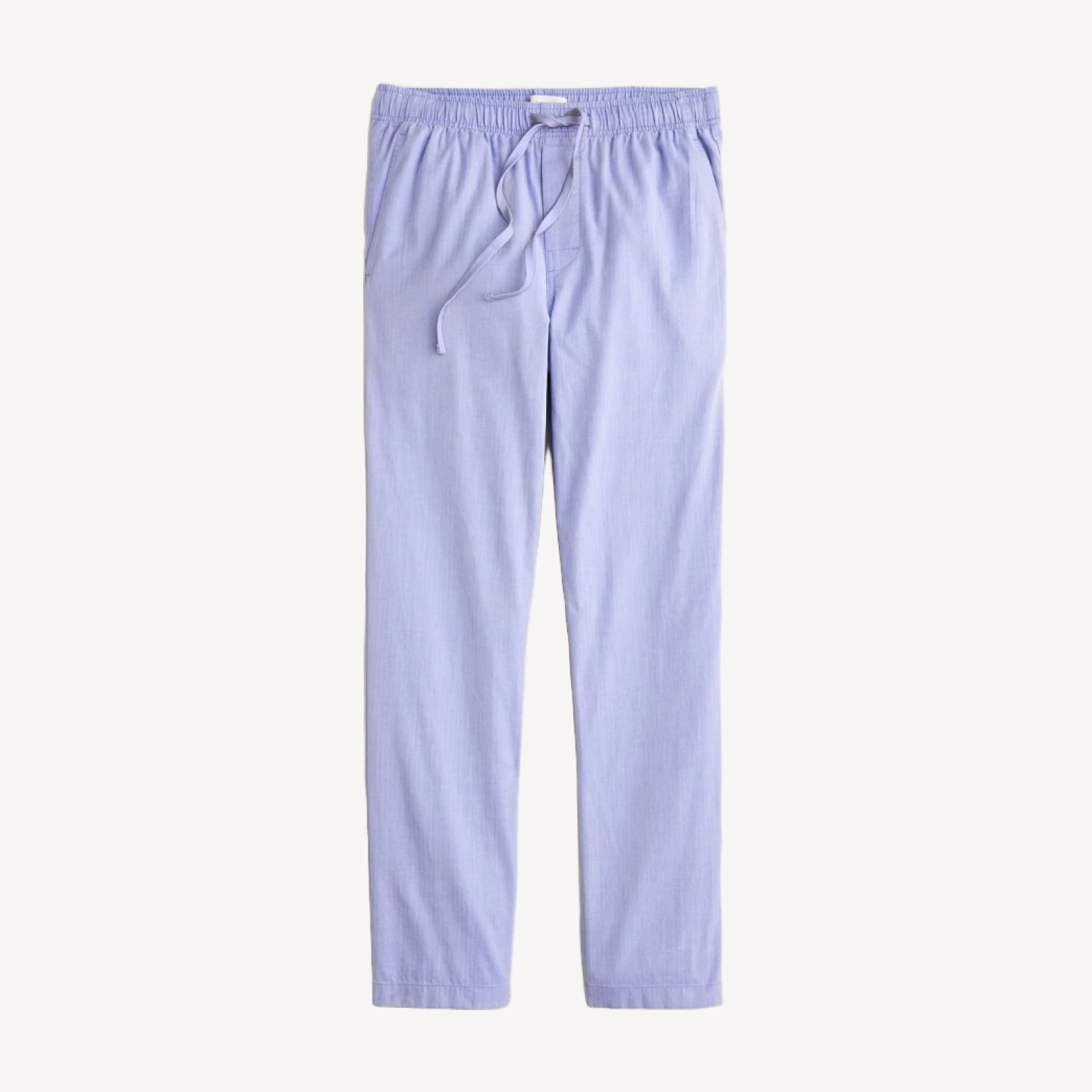 Pajama pant in cotton herringbone