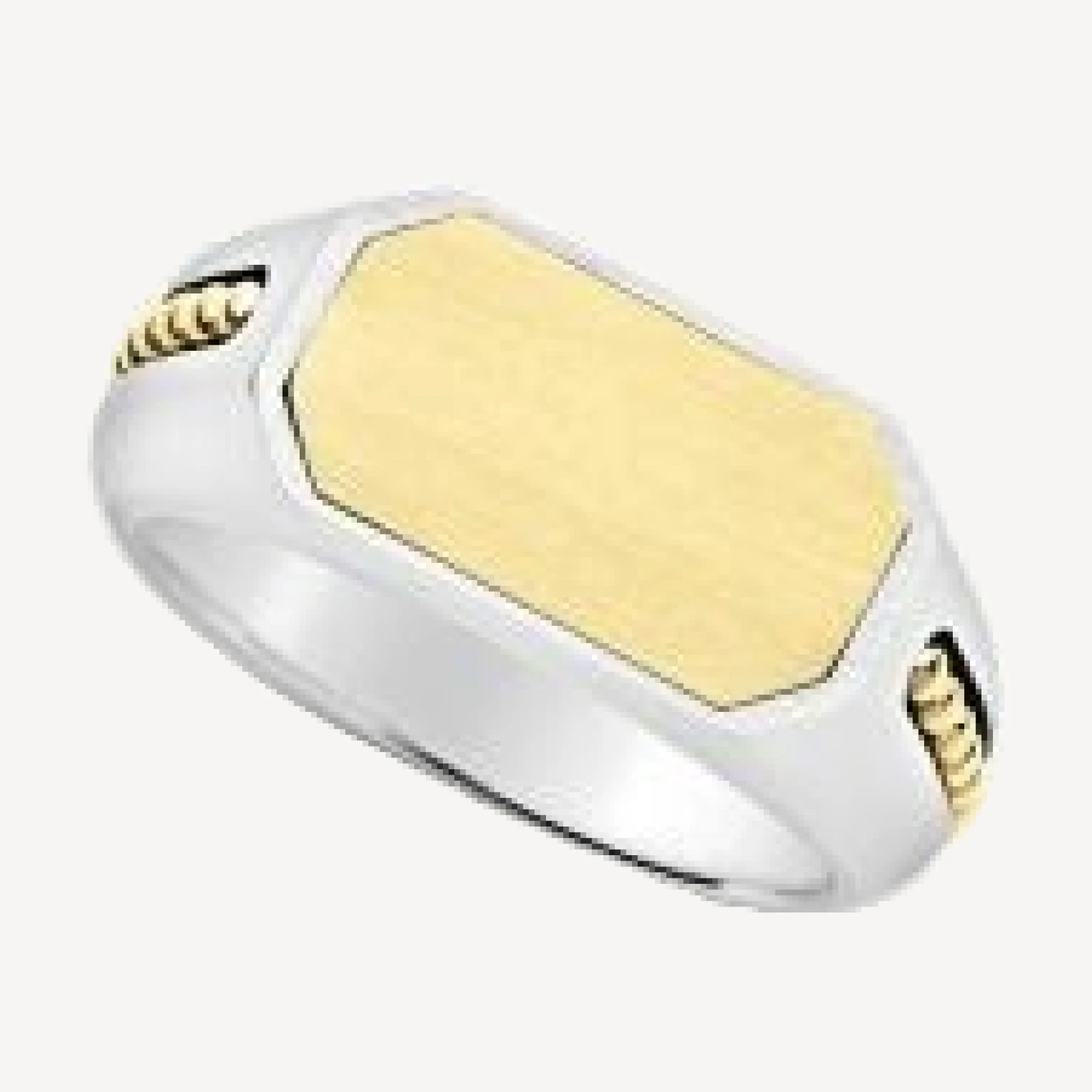 Lagos Men's 18K Yellow Gold & Sterling Silver Anthem Octagon Ring