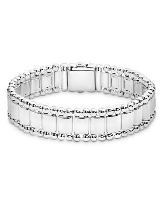 Lagos Men's 18K Yellow Gold & Sterling Silver Anthem Link Bracelet