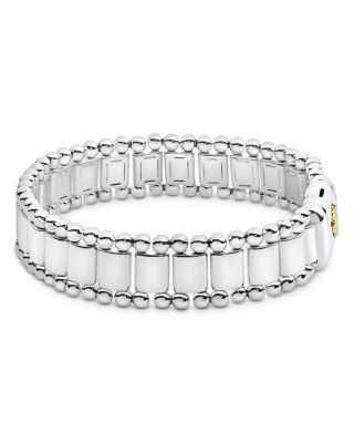 Lagos Men's 18K Yellow Gold & Sterling Silver Anthem Link Bracelet