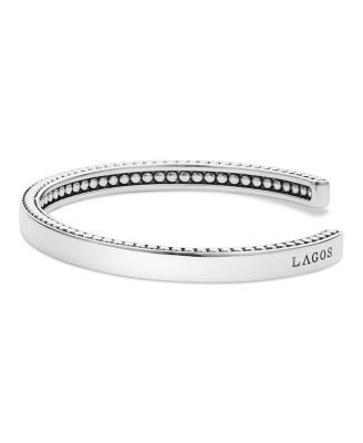 Lagos Men's Sterling Silver Anthem Cuff Bracelet