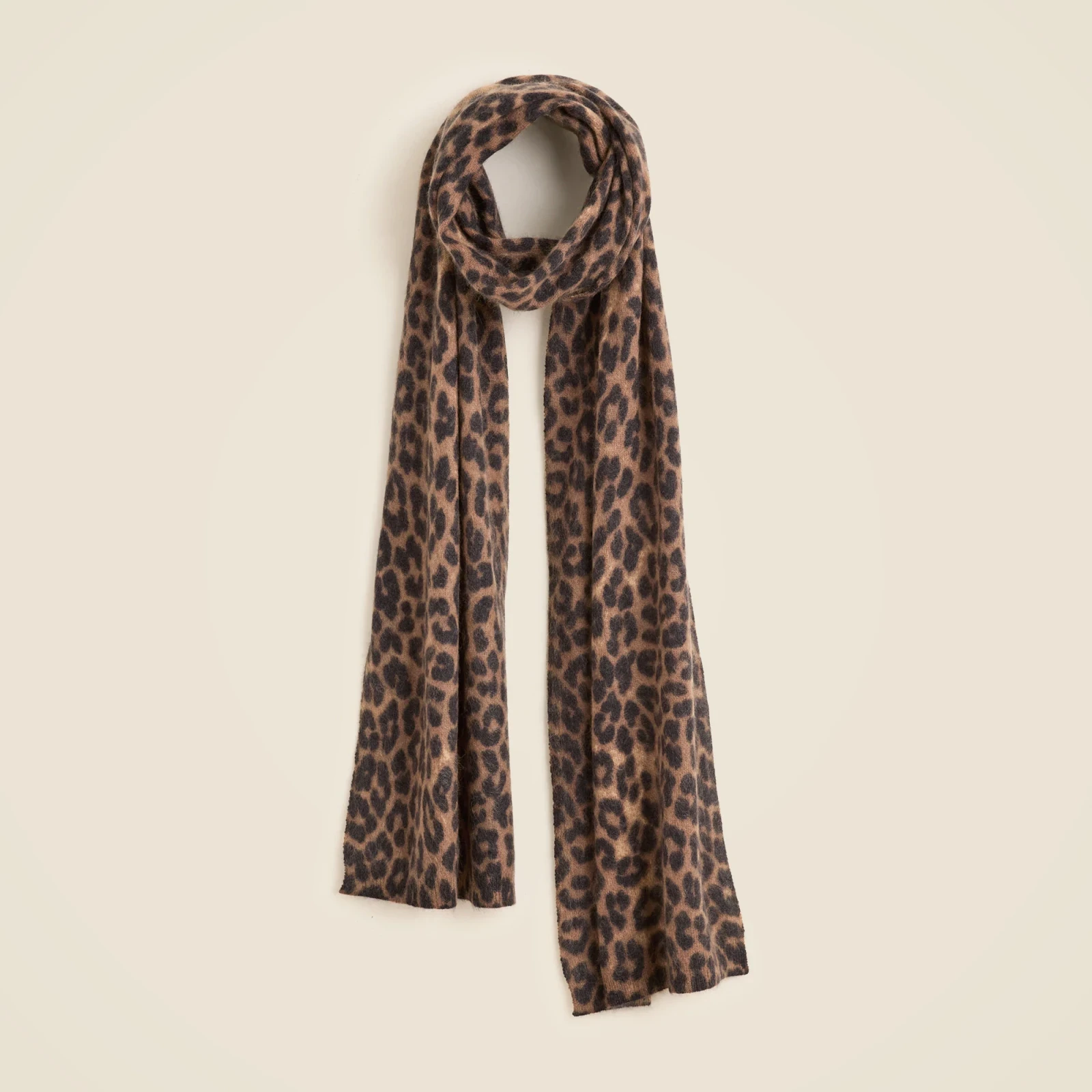 Brushed cashmere scarf