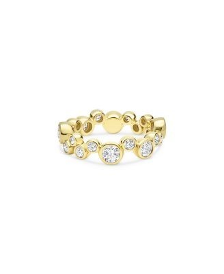 Lagos 18K Yellow Gold Fizz Diamond Bubble Stack Ring