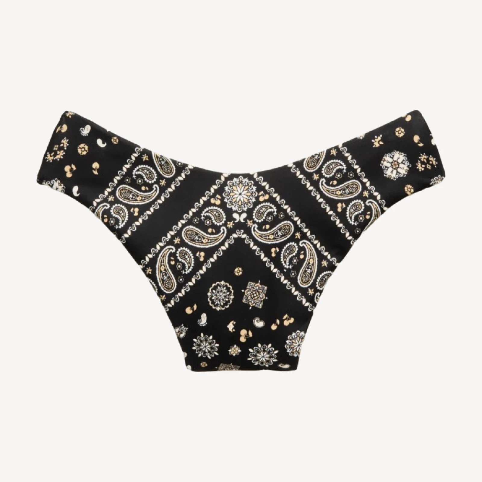Heritage 1989 high-leg bikini bottom in bandana-print Classic Sculpt™