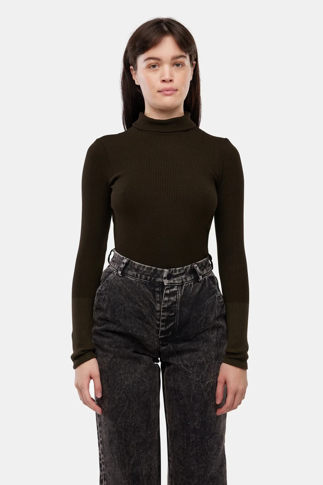 Sweater Rib Turtleneck