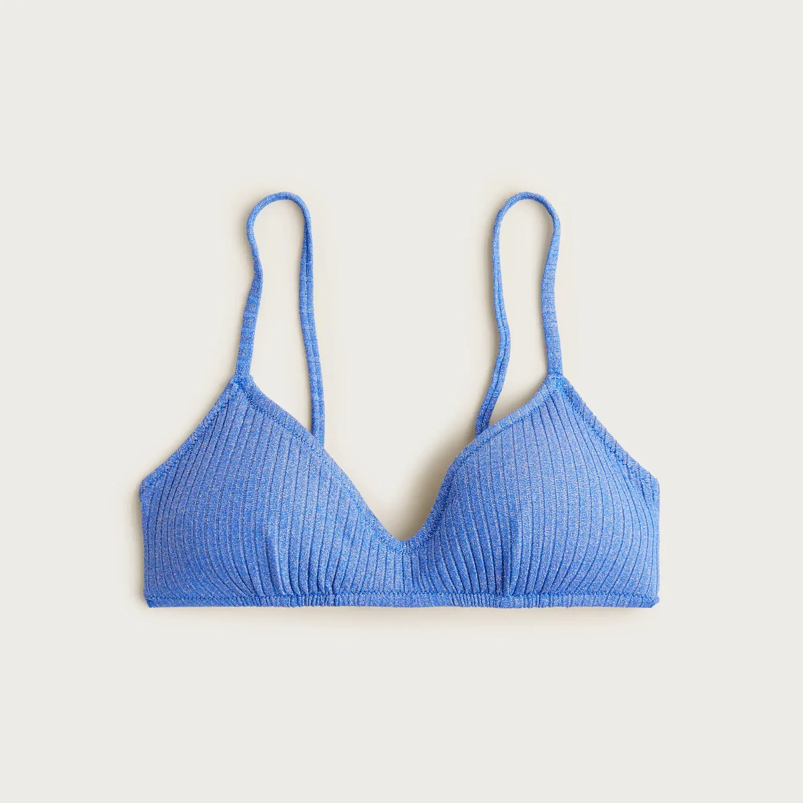 Odessa bikini top in sparkle rib
