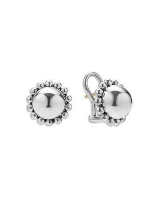 Lagos Sterling Silver Caviar Bubbly Stud Earrings