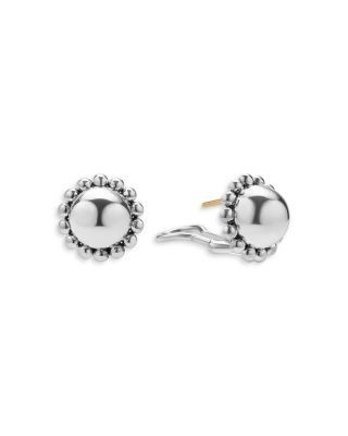 Lagos Sterling Silver Caviar Bubbly Stud Earrings