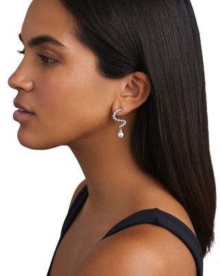 Lagos Sterling Silver Caviar Bubbly Beaded Statement Drop Earrings