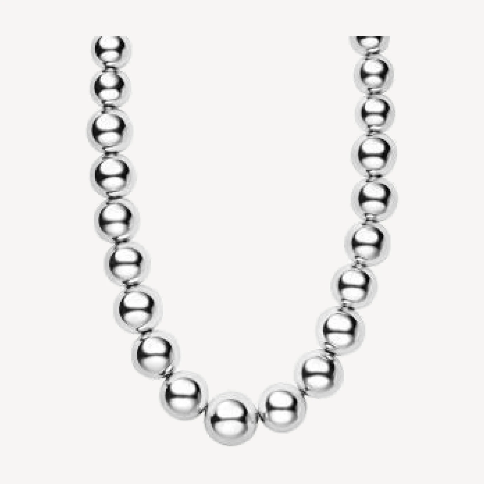 Lagos Sterling Silver Caviar Bubbly Graduated Bead Collar Necklace, 18