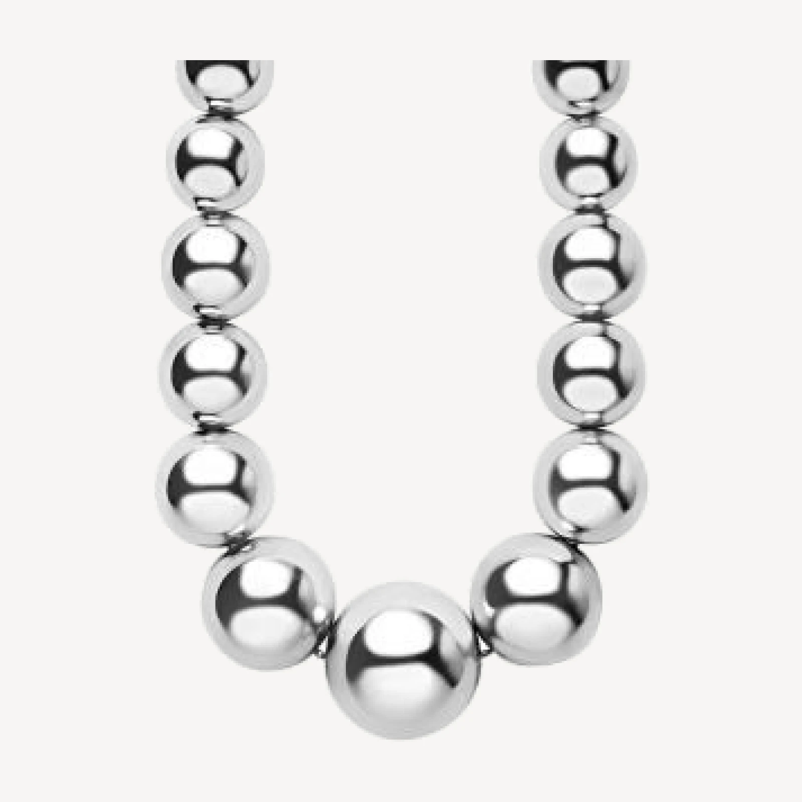 Lagos Sterling Silver Caviar Bubbly Graduated Bead Collar Necklace, 18