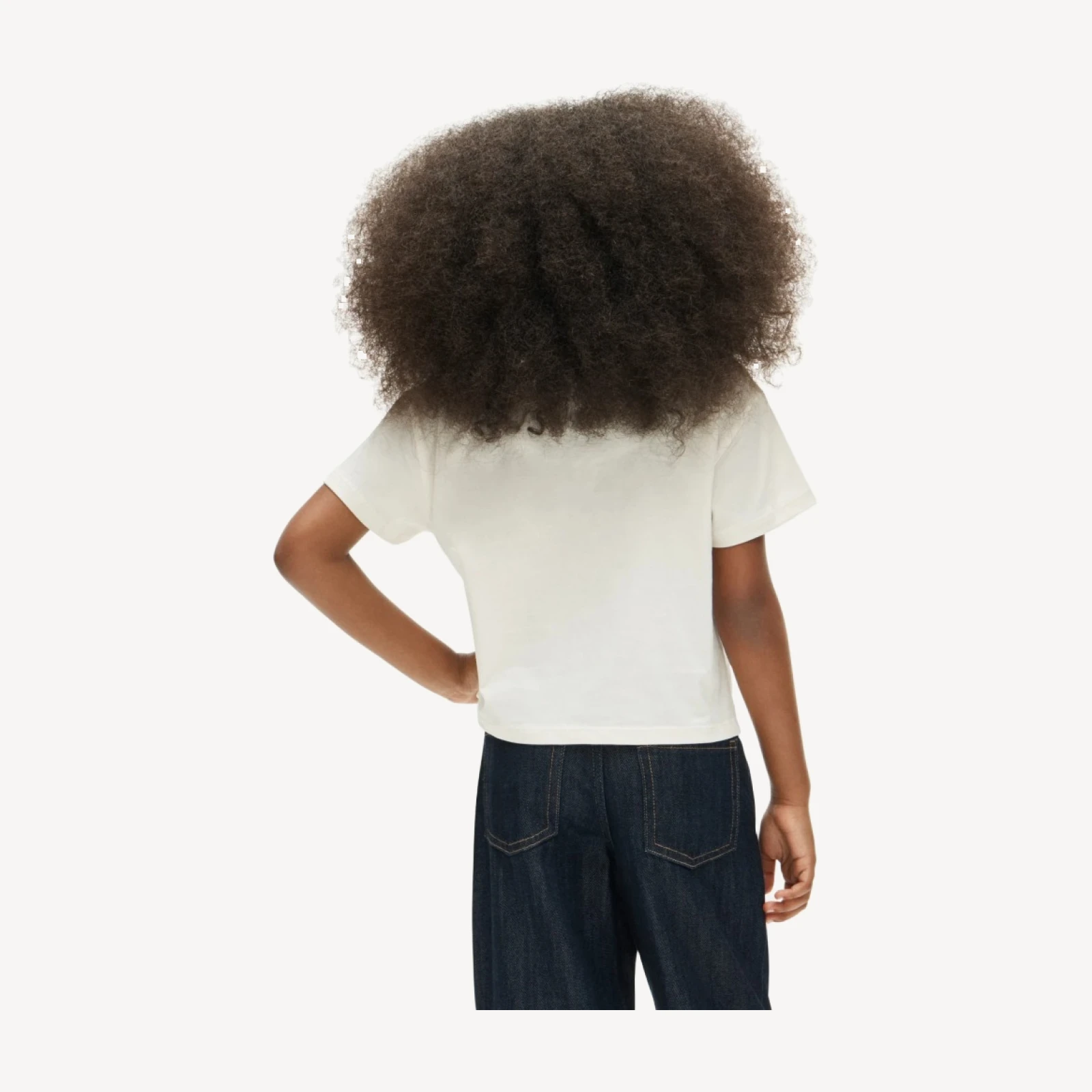 Girls' everyday T-shirt with embroidery