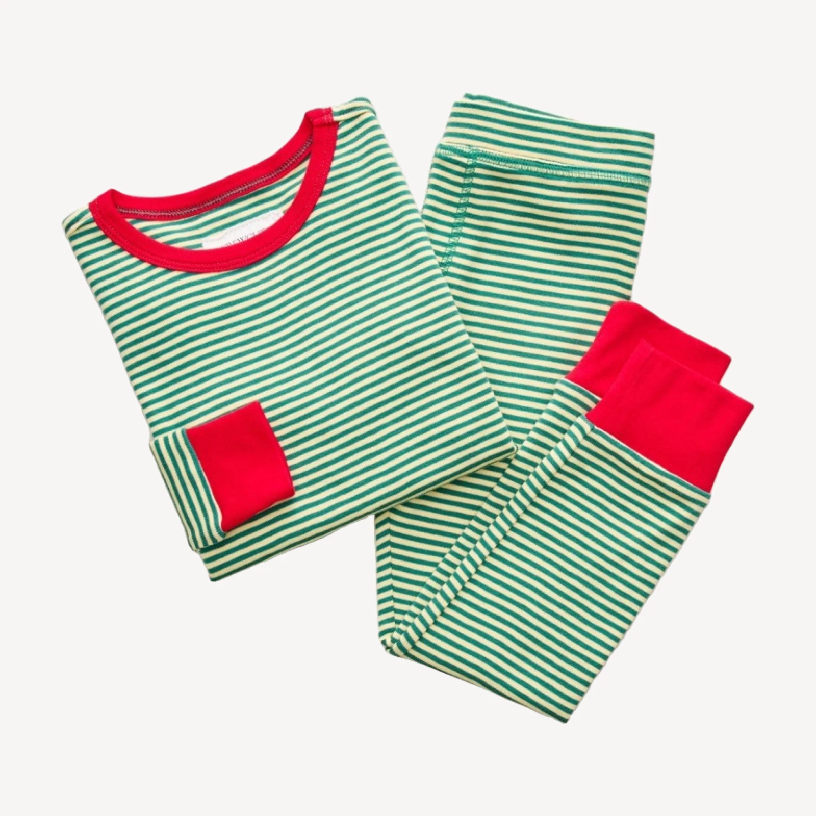 Kids' long-sleeve printed pajama set