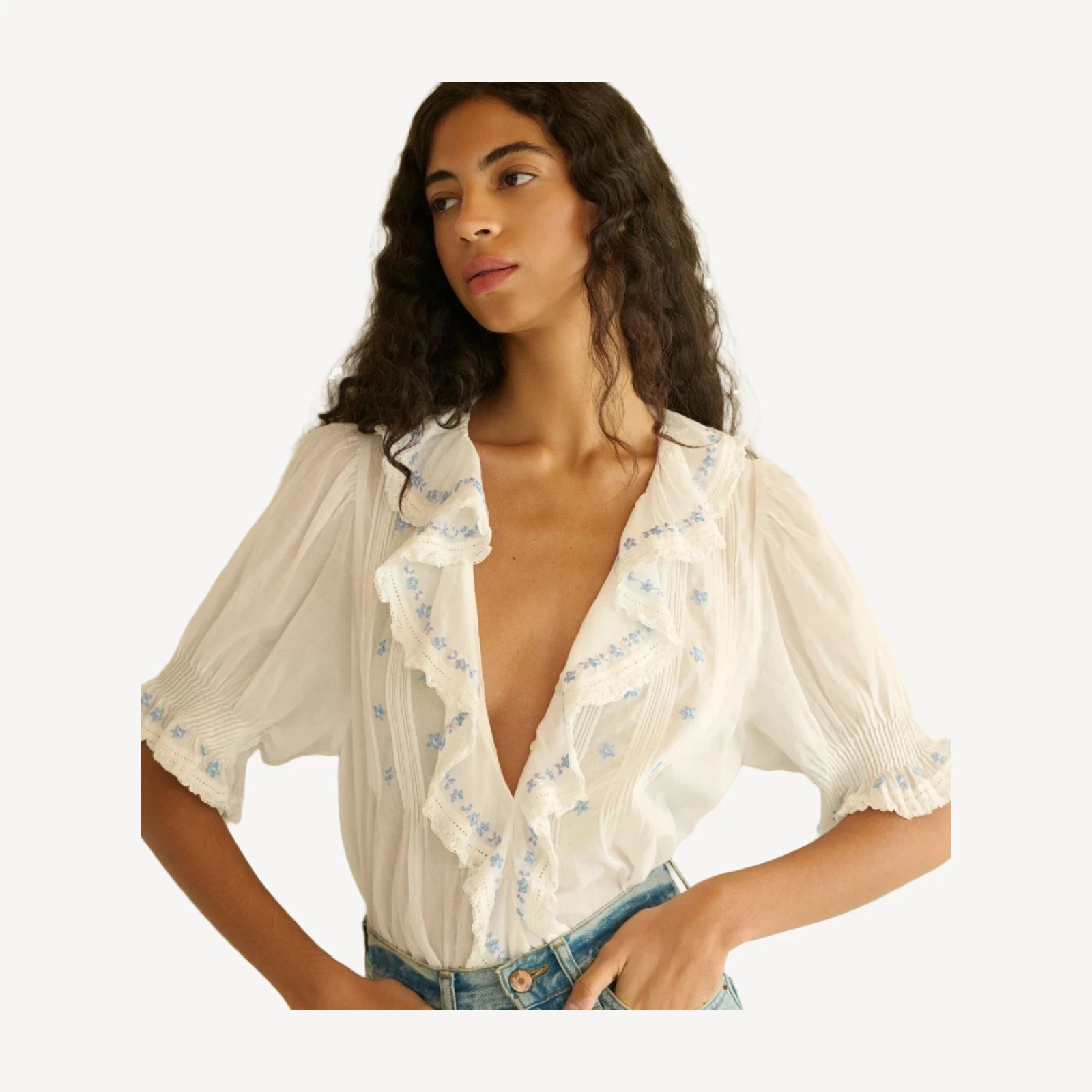 HETTIE TOP -- SALT