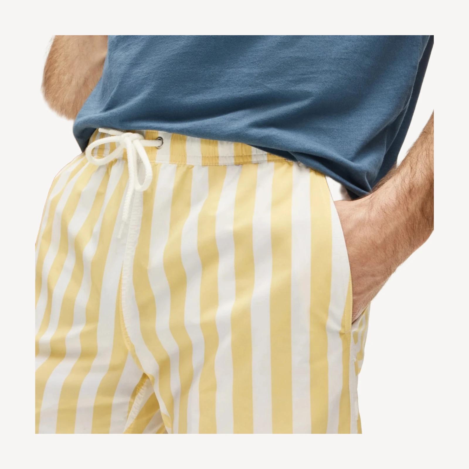 6" swim trunk in recycled nylon