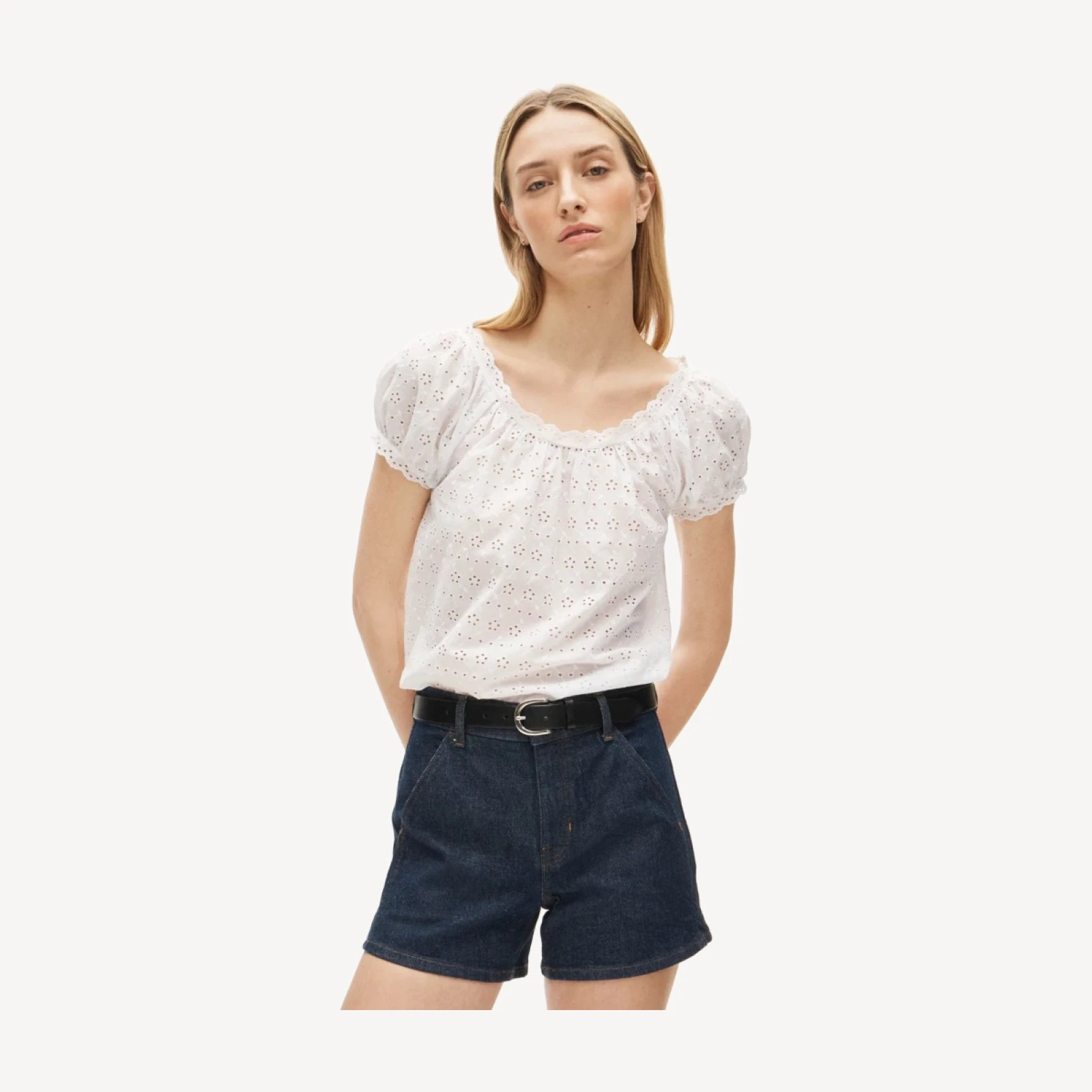 Utility denim short
