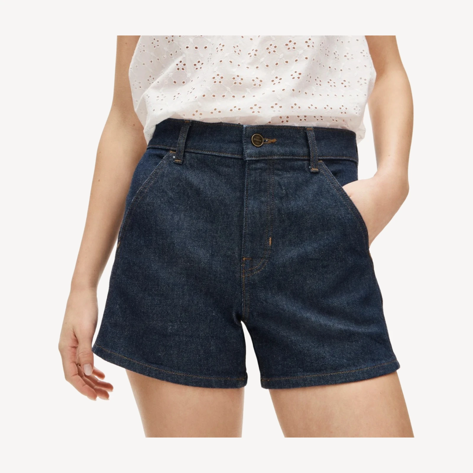 Utility denim short