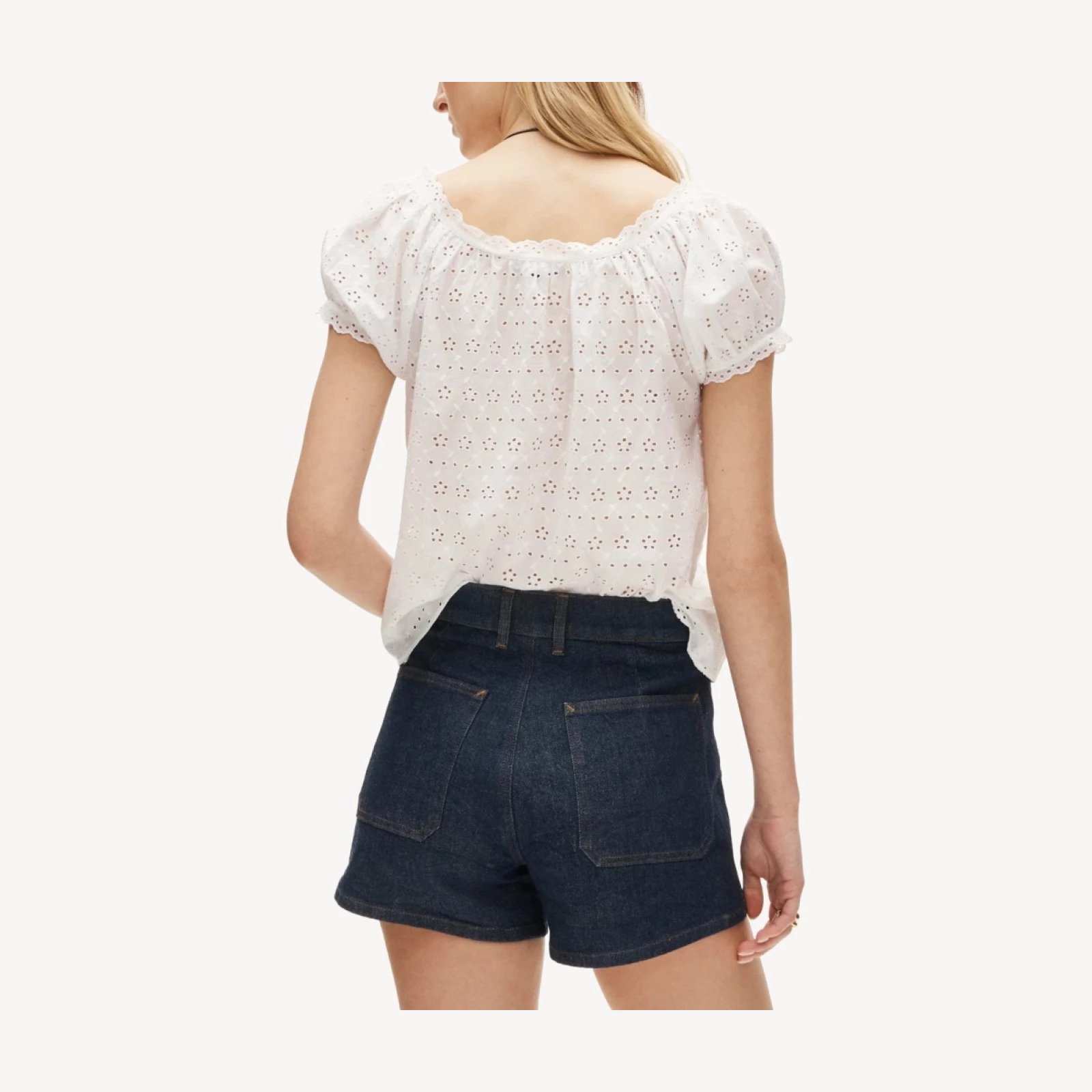 Utility denim short