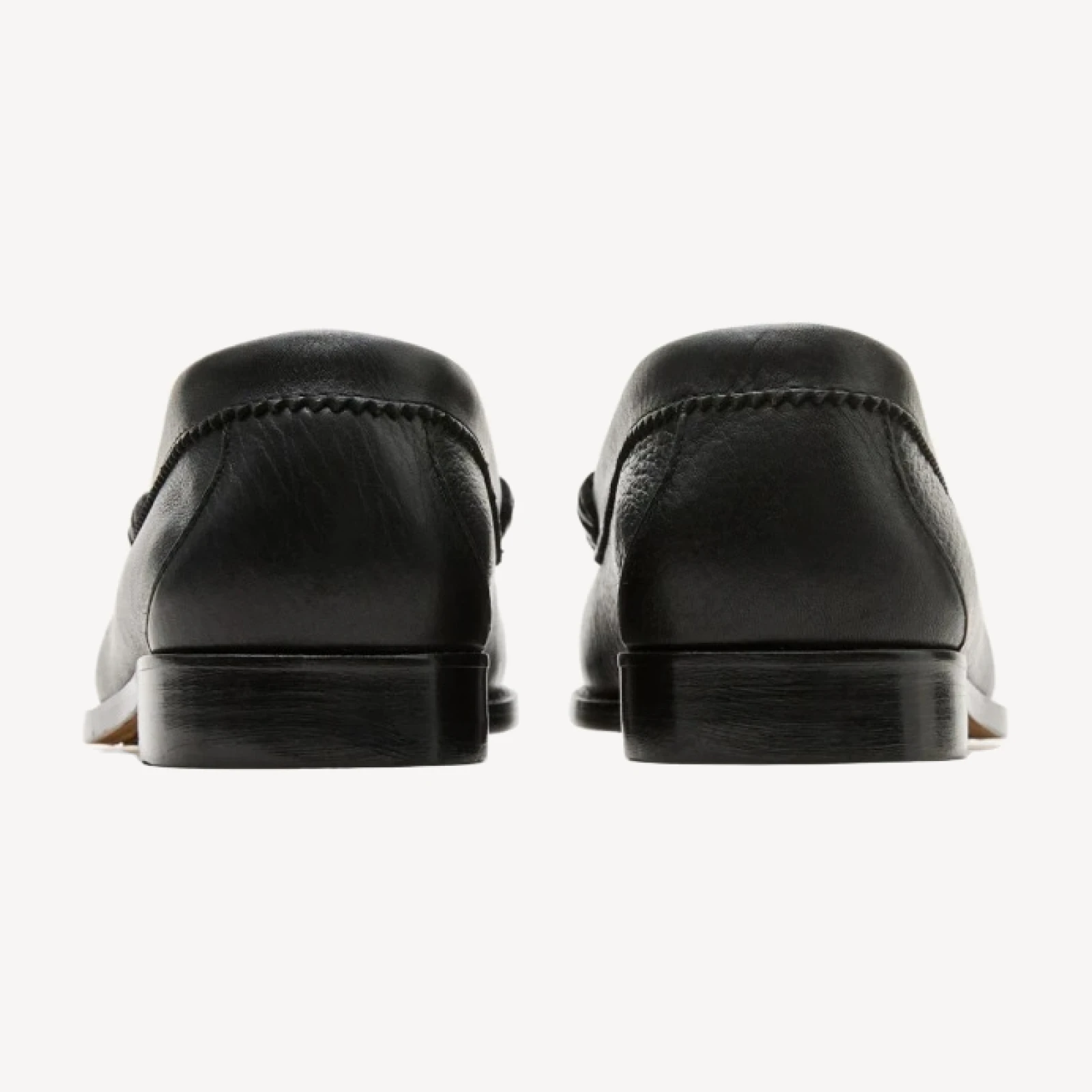 Camden tumbled leather loafers with leather soles