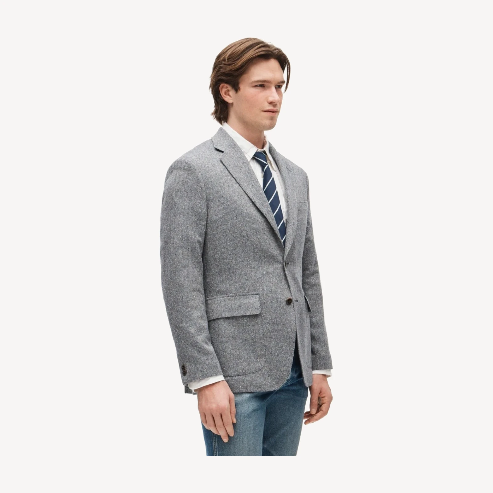 Sportcoat in Irish silk-cotton blend
