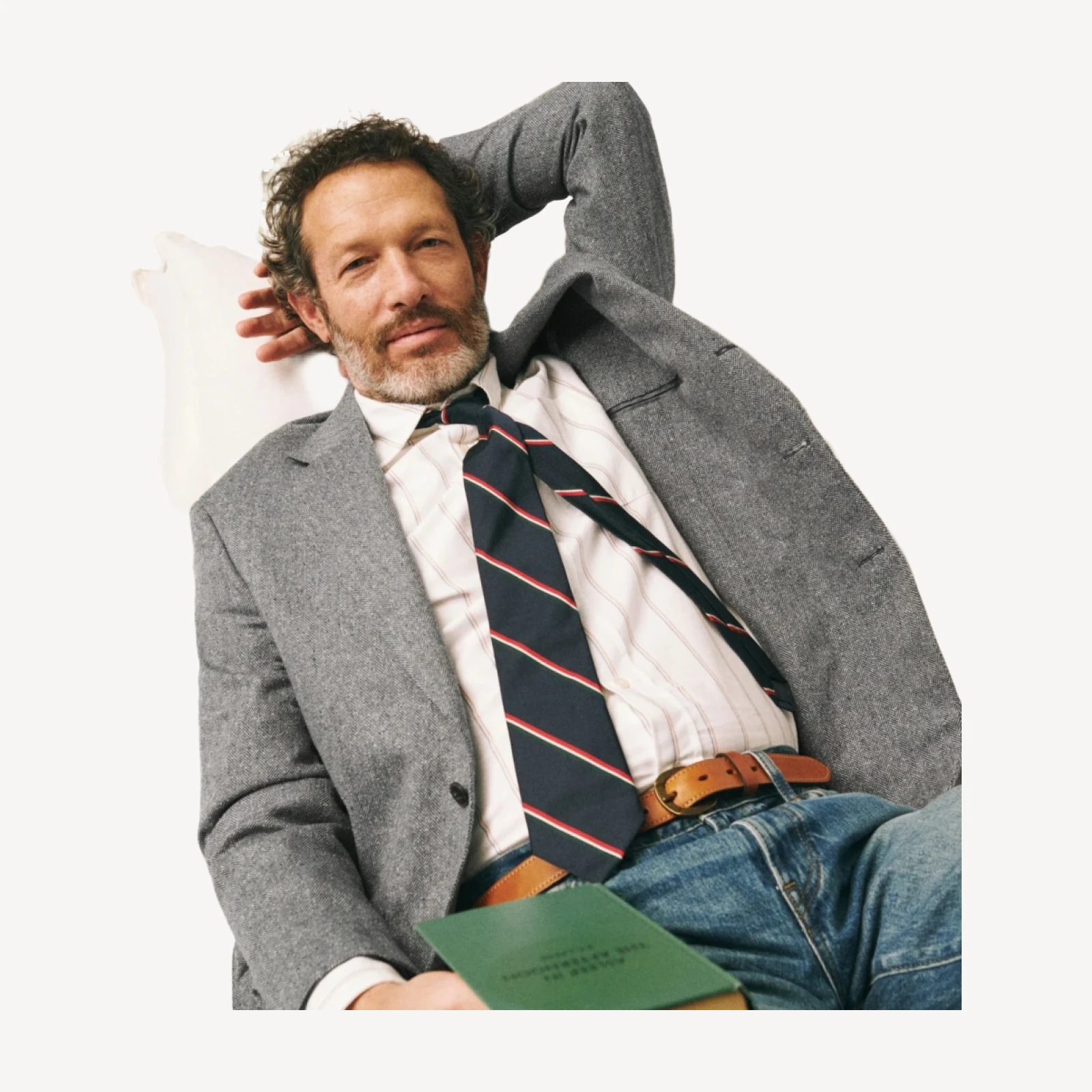 Sportcoat in Irish silk-cotton blend