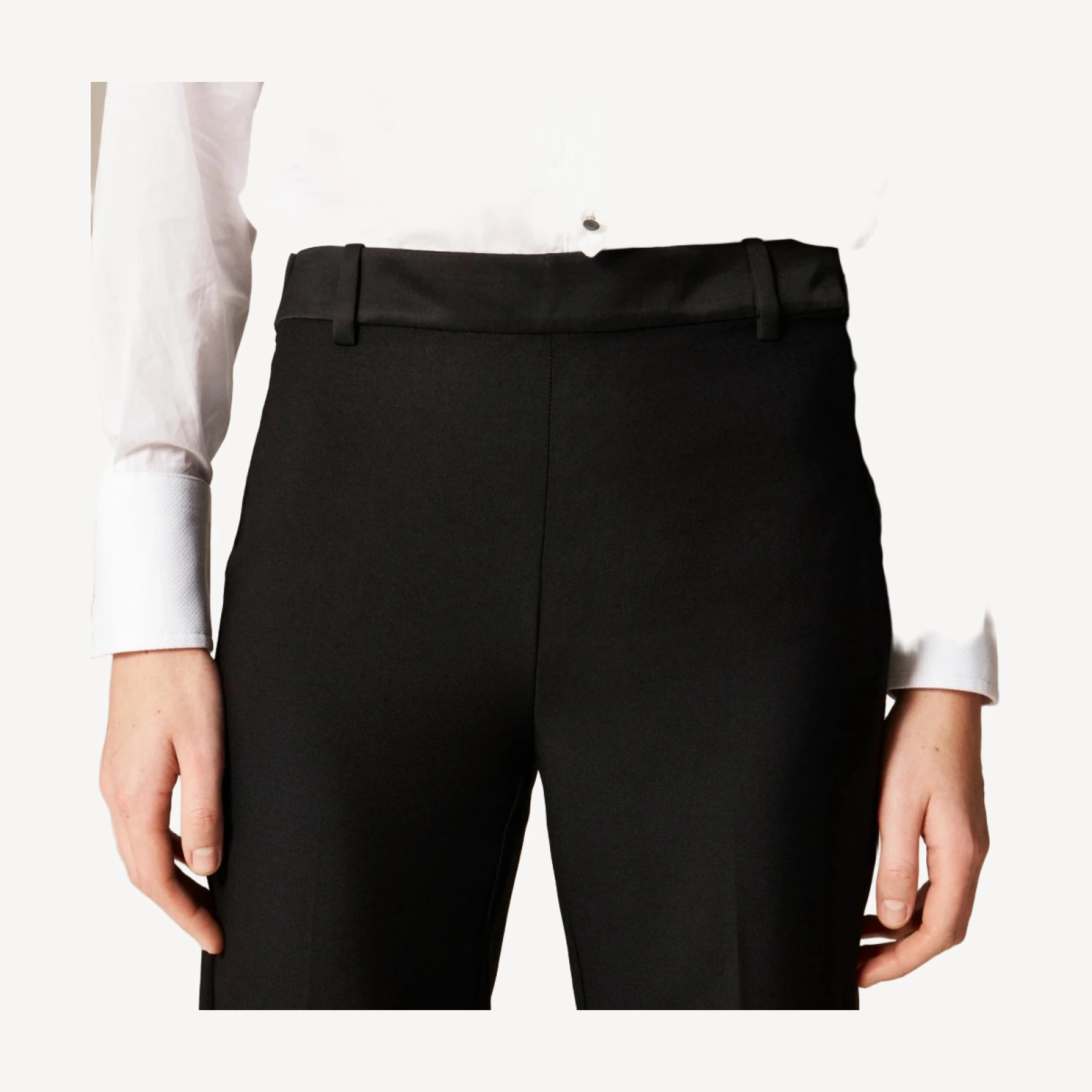 Stella pant in Italian tuxedo wool