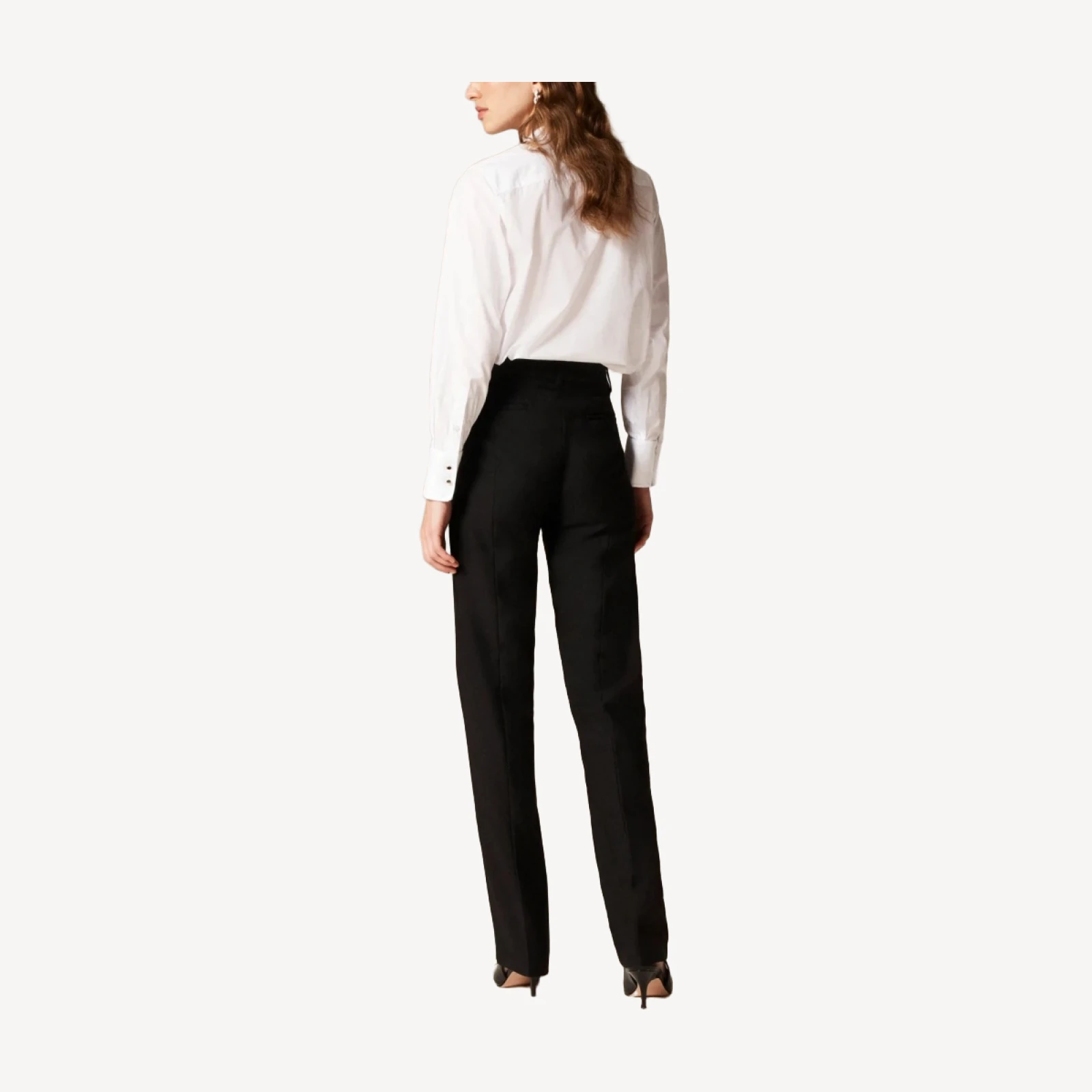 Stella pant in Italian tuxedo wool