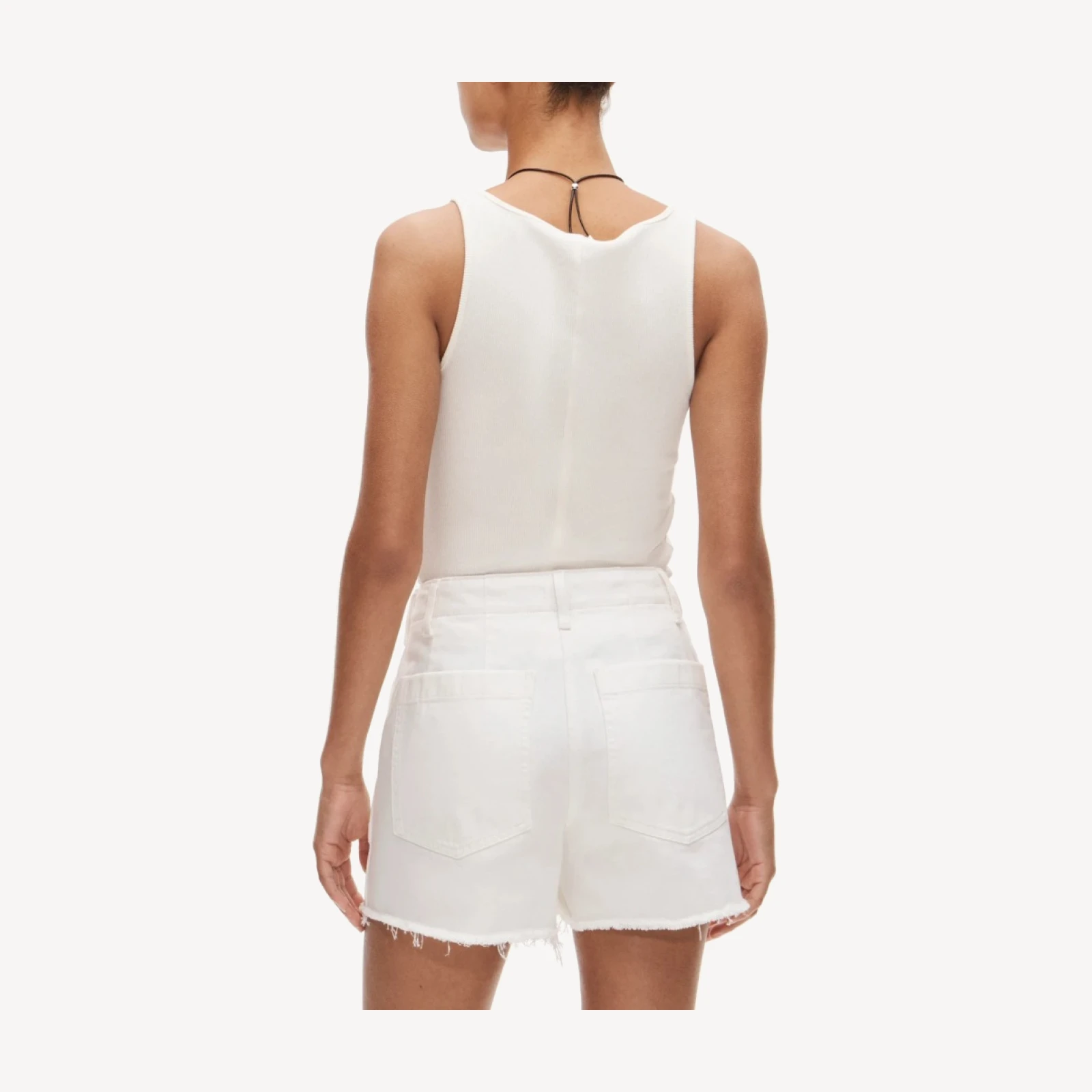 Utility-pocket denim short