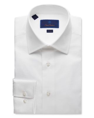 David Donahue Royal Oxford Trim Fit Dress Shirt