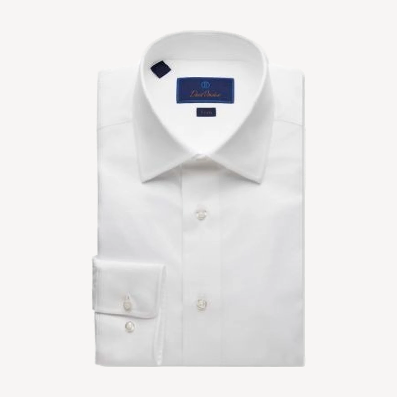 David Donahue Royal Oxford Trim Fit Dress Shirt