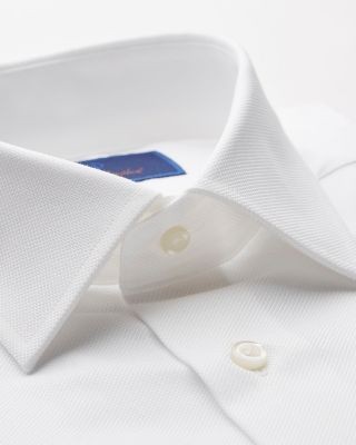 David Donahue Royal Oxford Trim Fit Dress Shirt